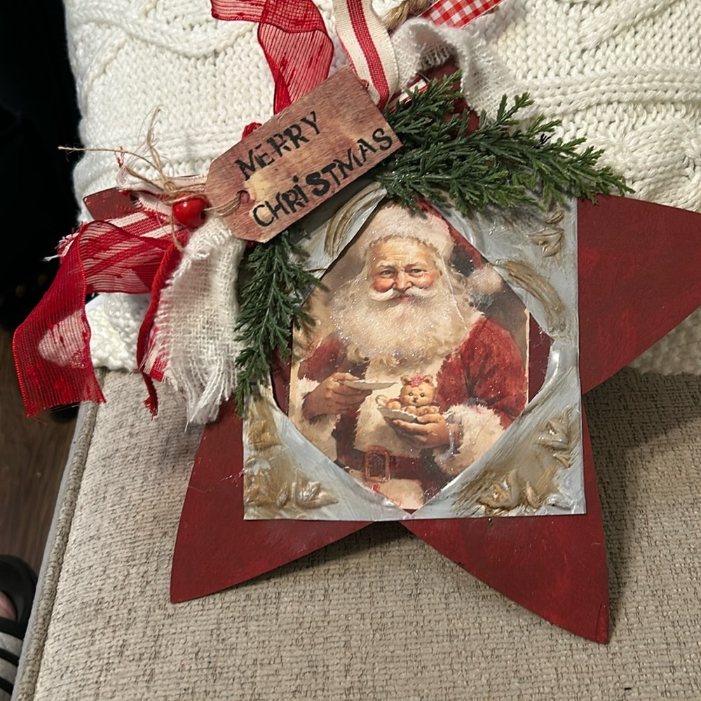 Handcrafted Christmas star